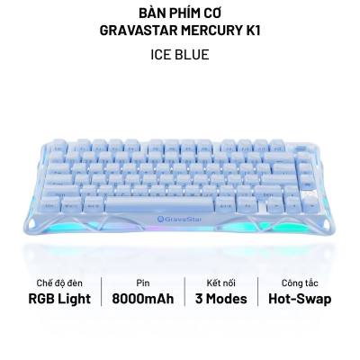 Bàn phímGravastar Mercury K1 - Ice Blue