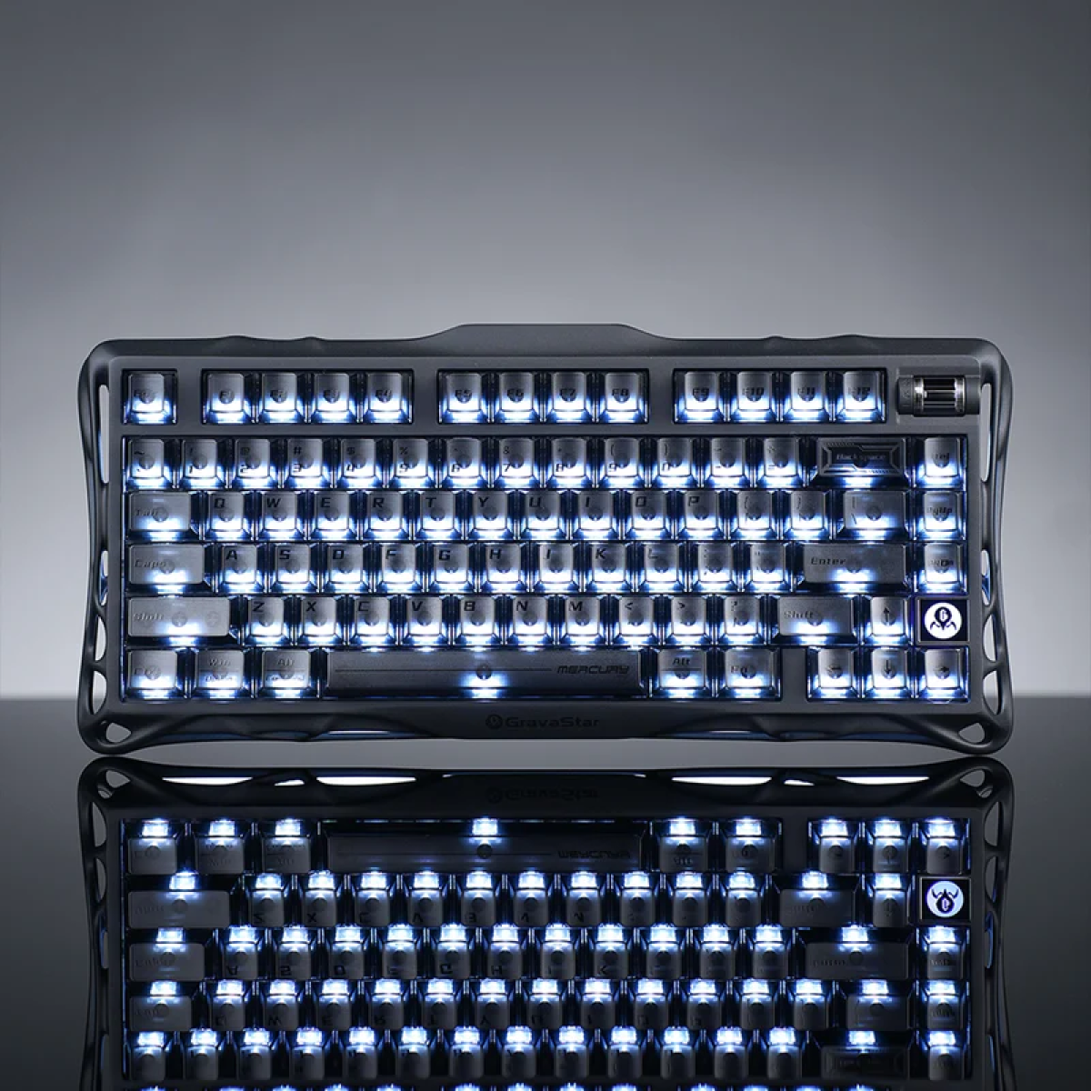 Bàn phím Gravastar Mercury K1 - Steel Black (Hàng chính hãng)