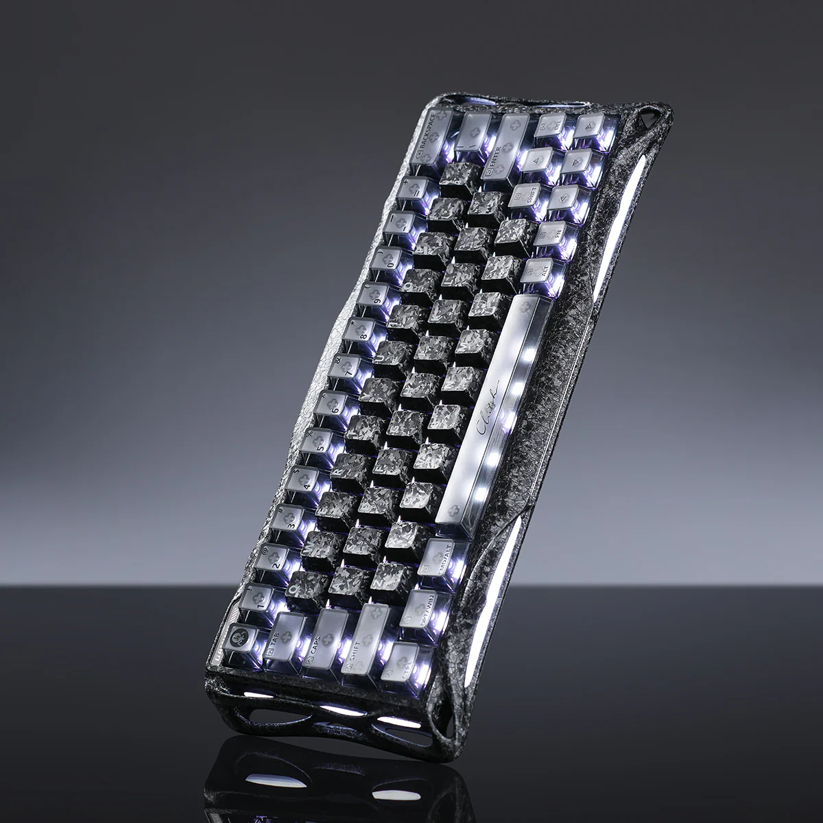 Bàn Phím Gravastar V60 Pro HE - Cyber Frost Black