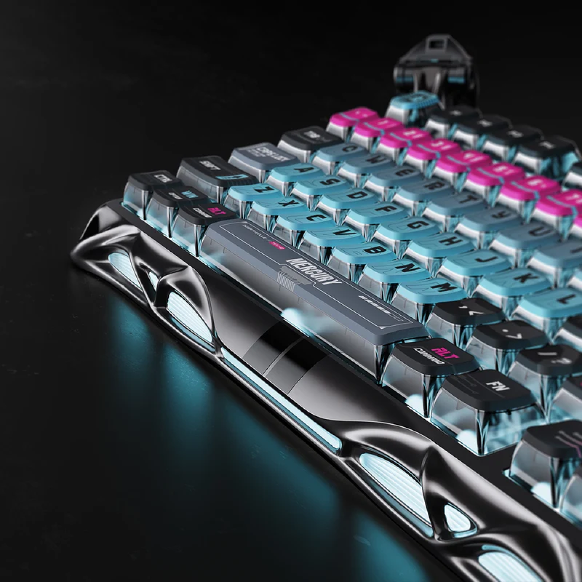 Bàn phím Gravastar Mercury V75 Pro - Cyberpunk | Magnetic HE Gaming (Hàng Chính Hãng)