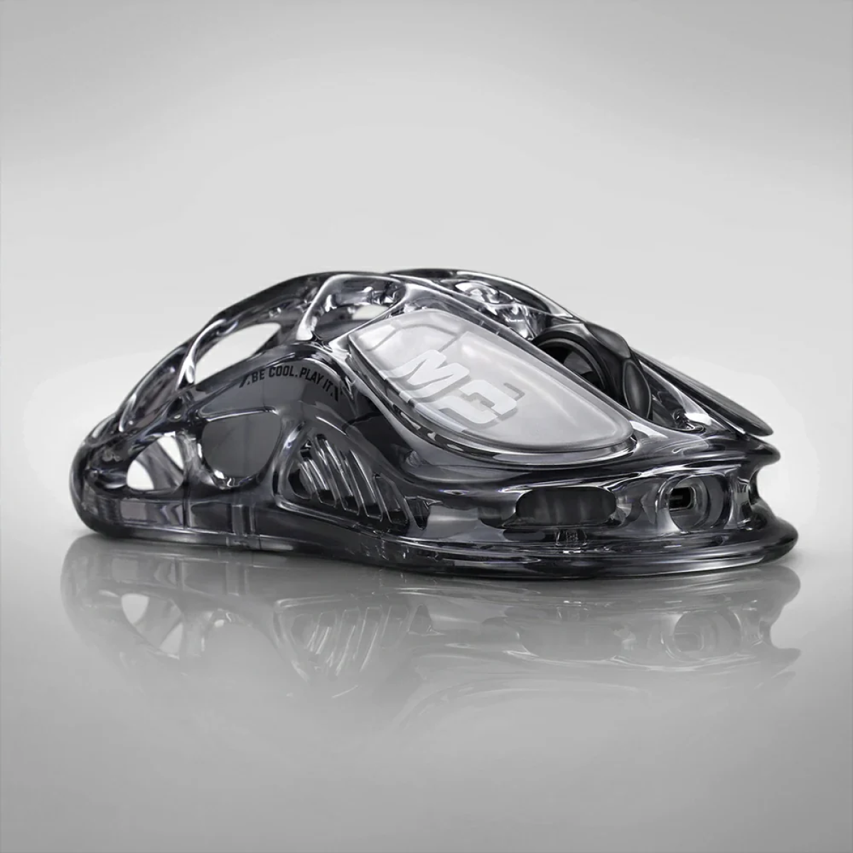 Chuột không dây Gaming GravaStar Mercury M2 | Transparent Black