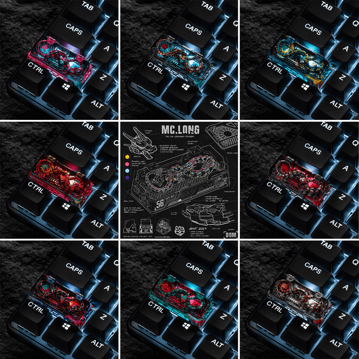 Bundle Keycap Dwarf Factory Collection MC.Long