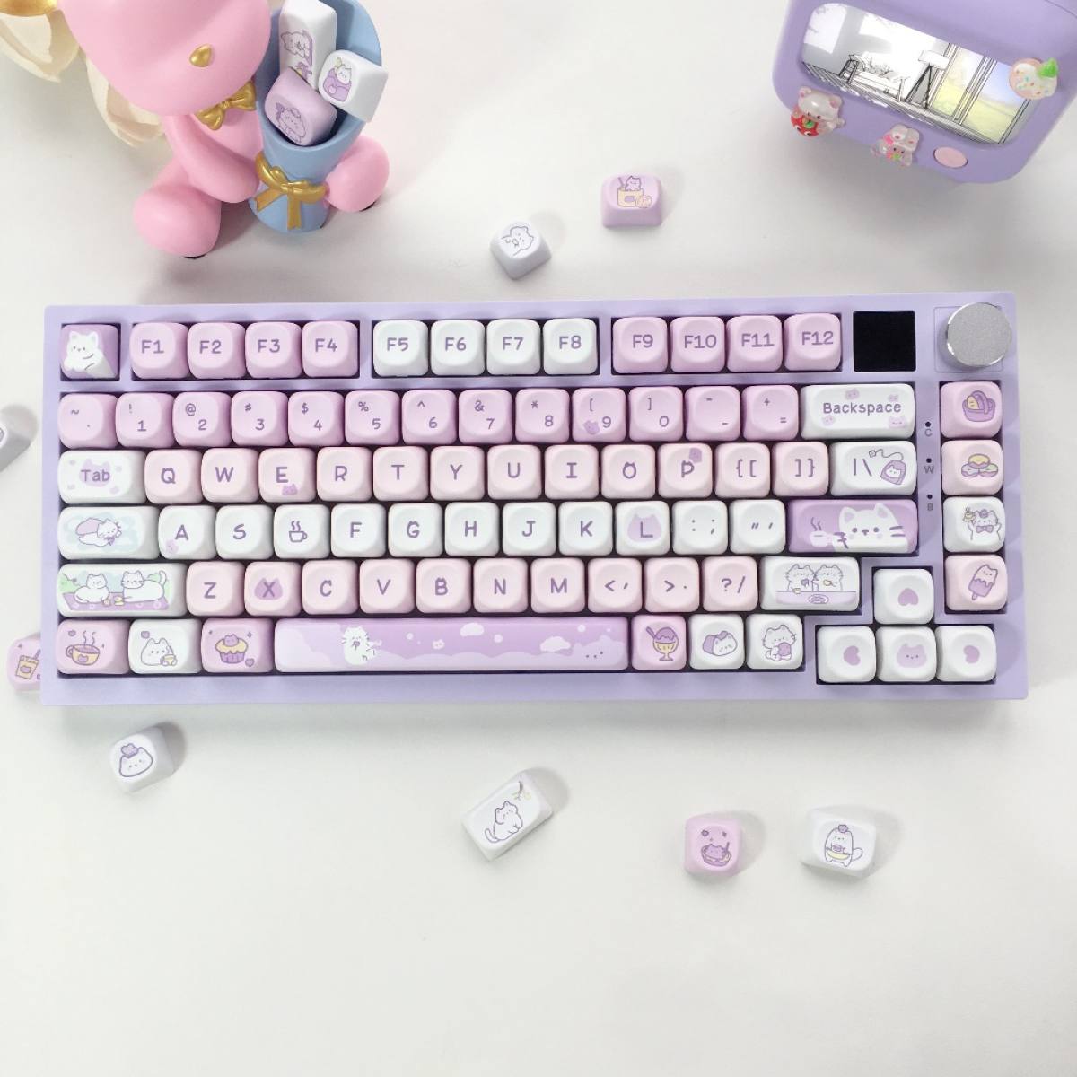 Set Keycap MOA Cute nhiều mẫu | MOA Profile - PBT DyeSub - 95 Keys