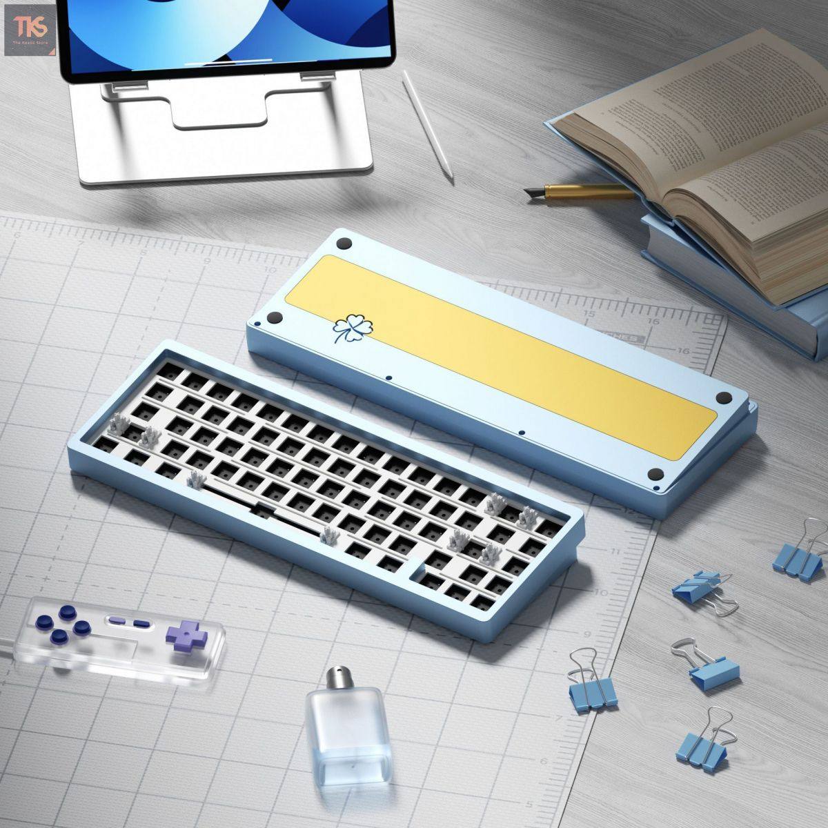 KIT Bàn Phím Cơ Lucky65  | 3 Modes | Nhôm CNC | Mạch Xuôi