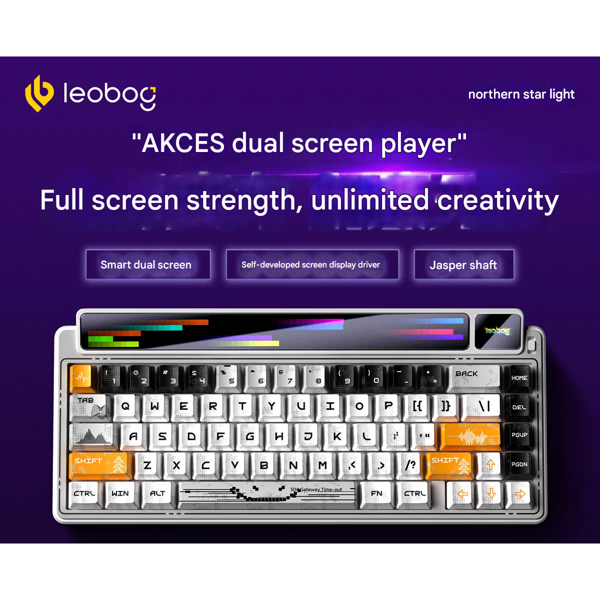 Bàn Phím Cơ Leobog AMG65 | Cyber Starry