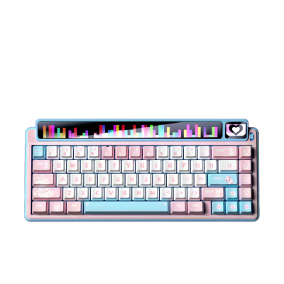 Bàn Phím Cơ Leobog AMG65 | Pink Cat