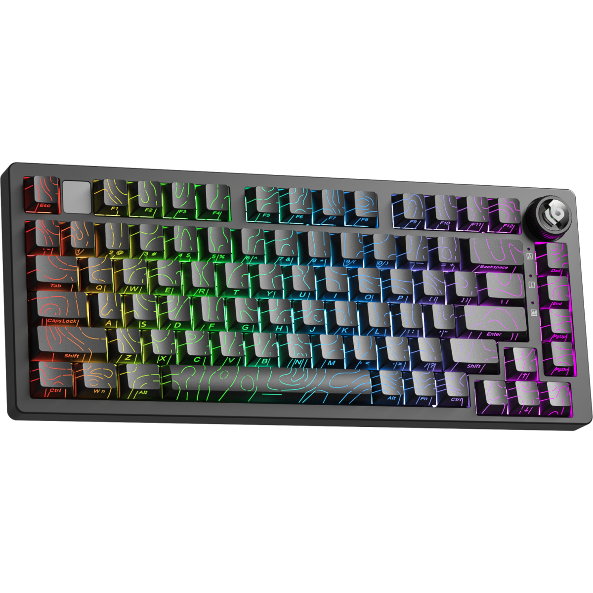 Bàn phím Leobog HI75C Pro | 3 Mode Kết Nối - Đen Contour