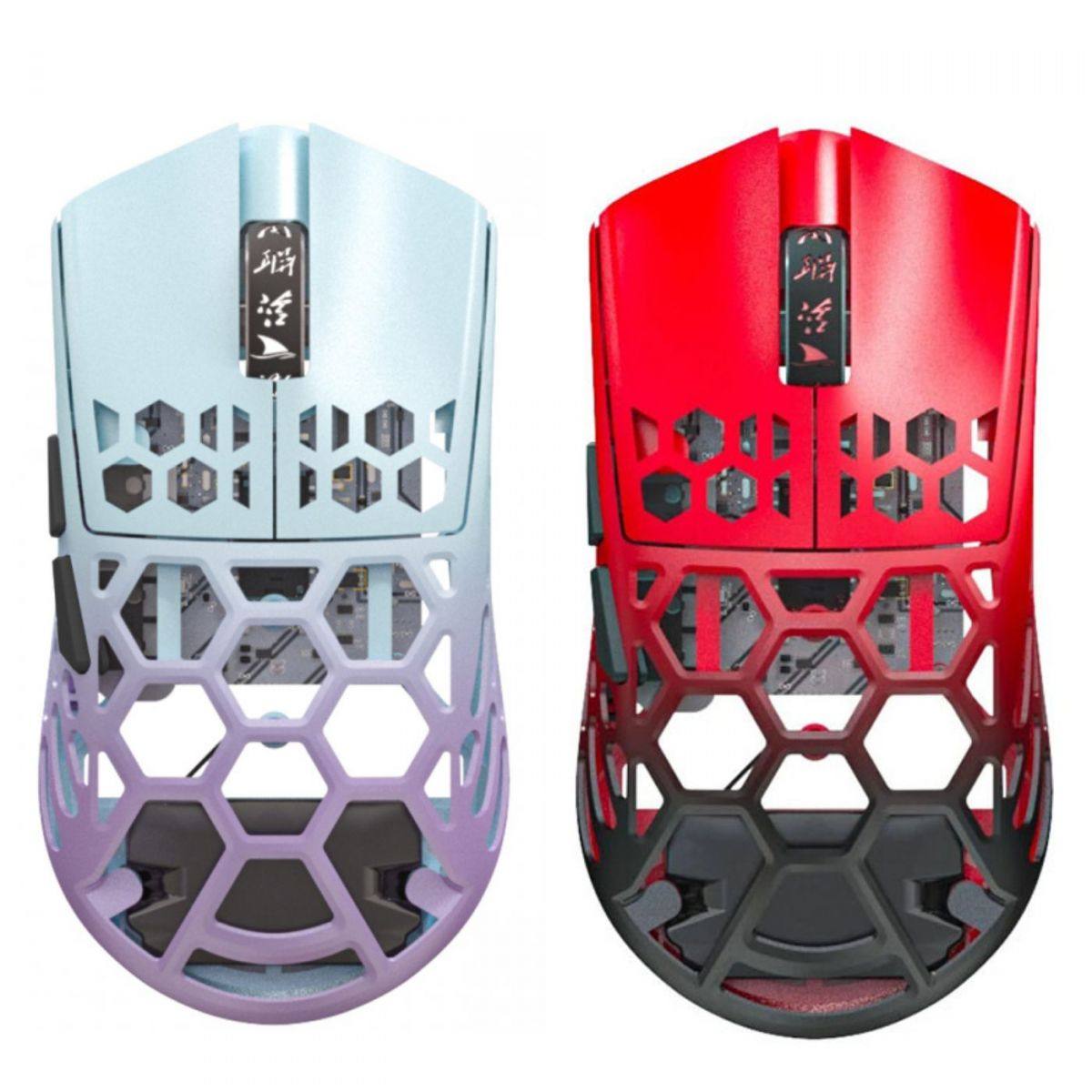 Chuột Darmoshark M2 Red Chain/ Fairy Violet | Không dây - 4KHz - PAW3395