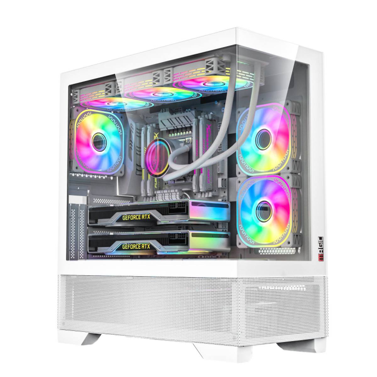 Case Magic Mix-Full Tower White EATX
