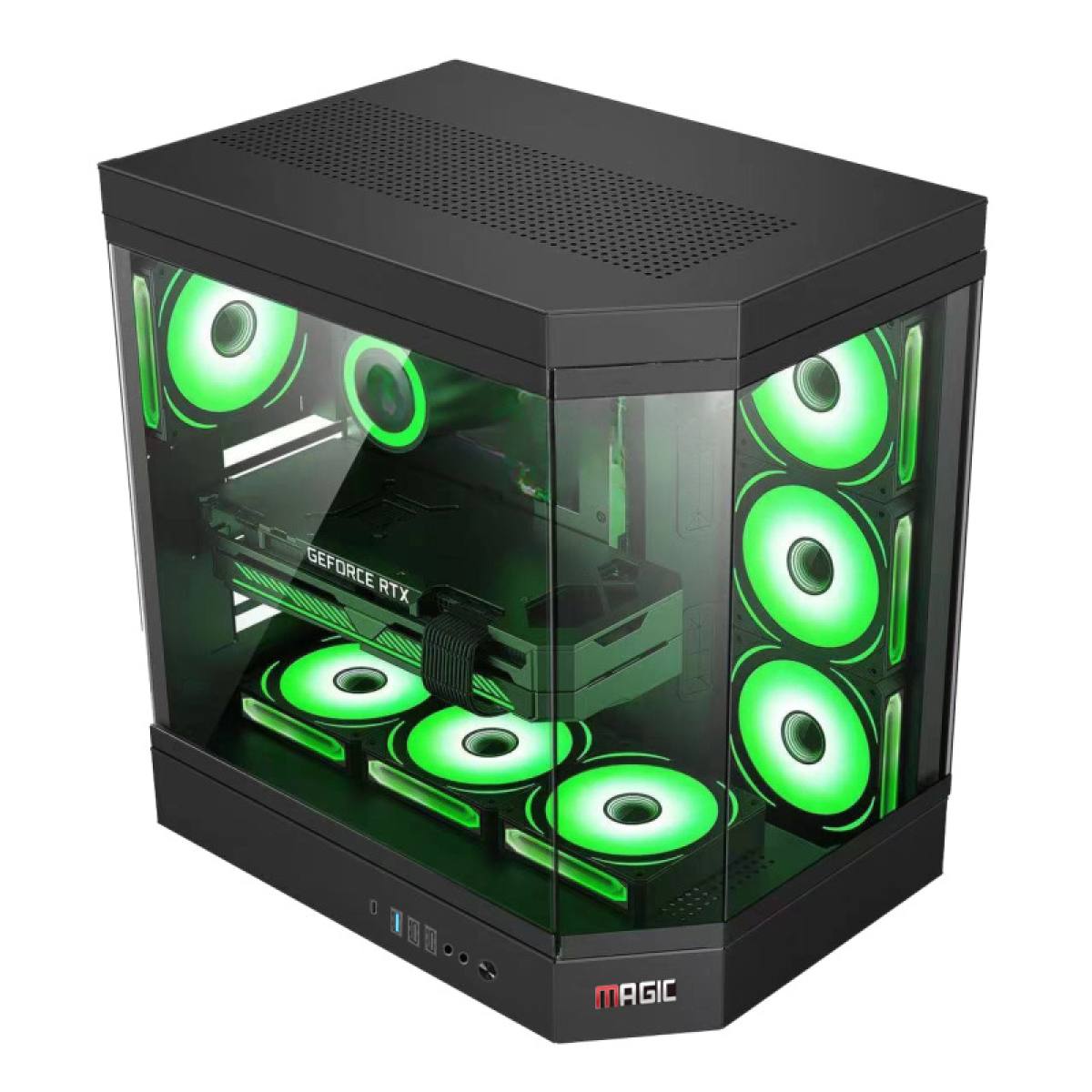 Case Magic Vila Ultra Pro Black ATX