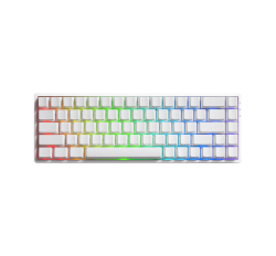 Bàn phím Monsgeek FUN68 HE White - Magnetic Switches (3 mode) 8K in 2.4G