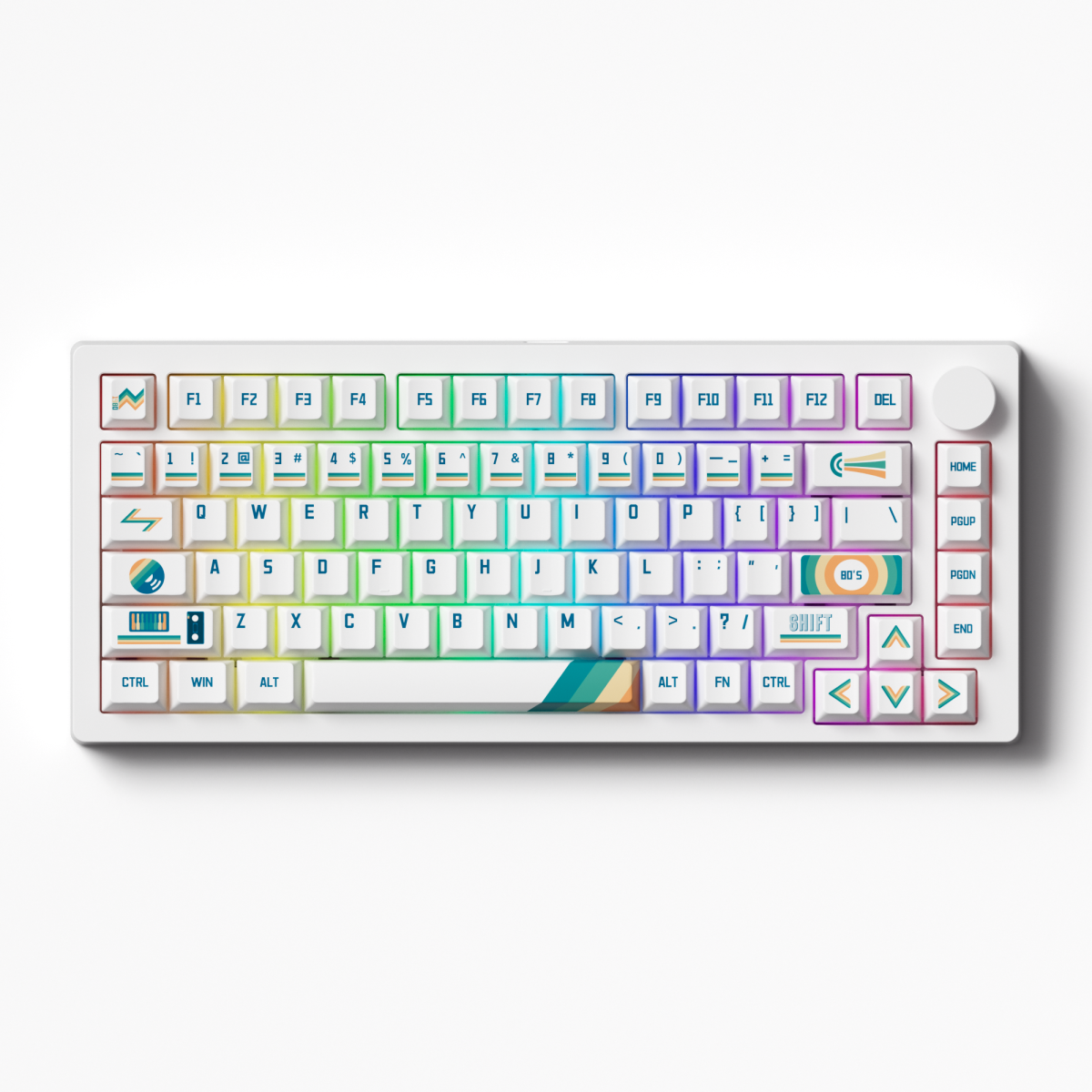 Bàn phím MonsGeek M1 V5 VIA - 1980s Botany Switch