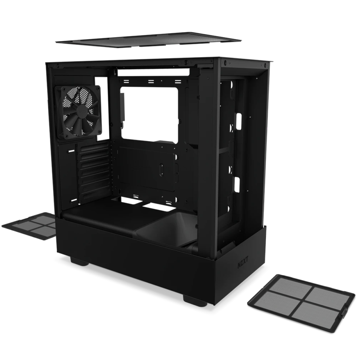 Case NZXT H5 Flow Black (Mid Tower/Màu Đen)