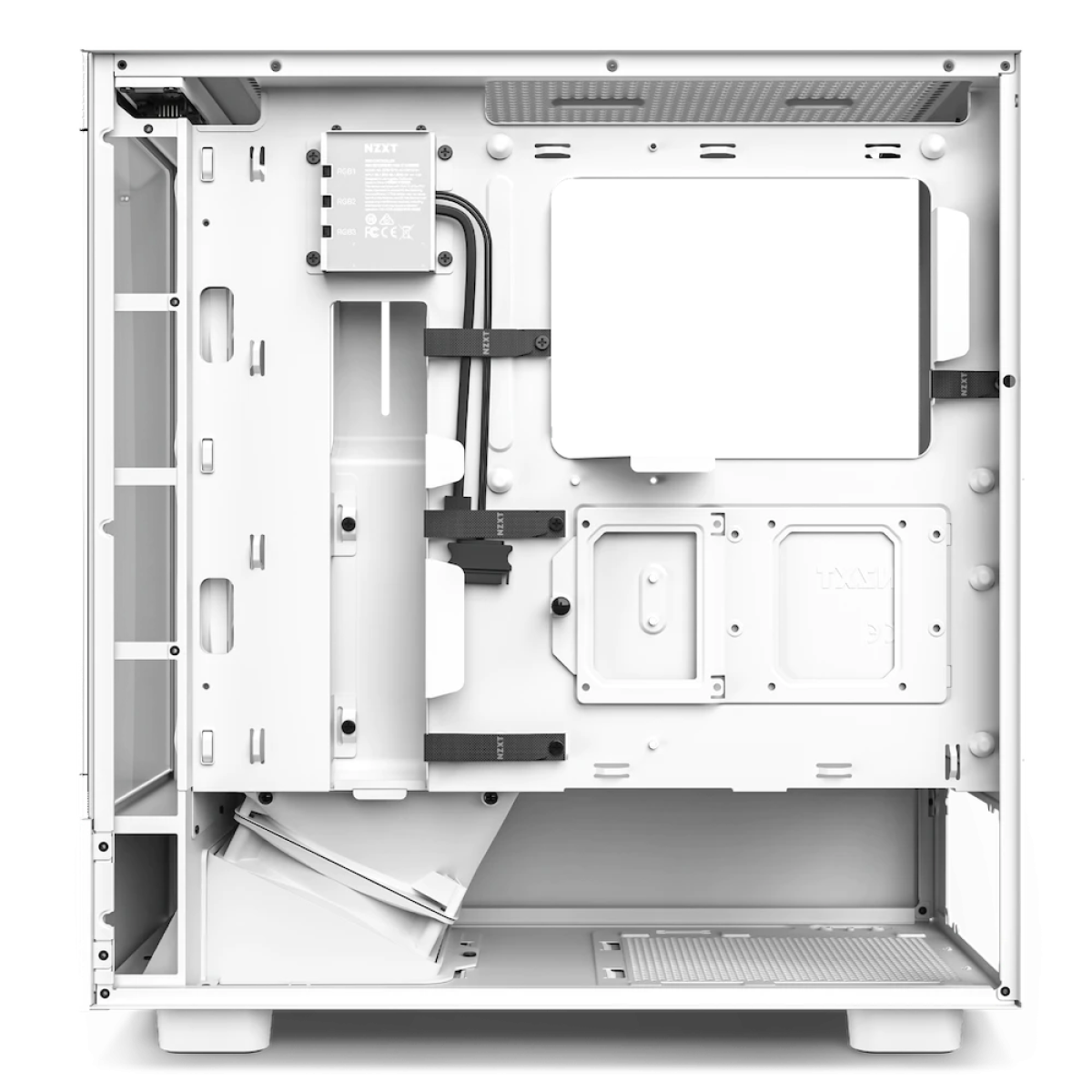 Case NZXT H5 Flow White (Mid Tower/Màu Trắng)