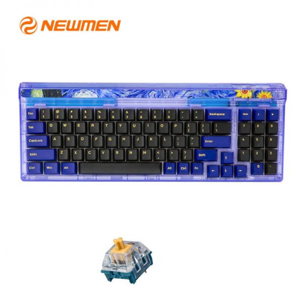 Bàn phím Newmen GM780 Starry Gasket - NAT Style Sw
