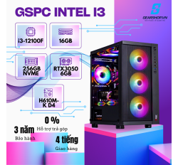 GSPC Intel I3 | i3 12100F - GTX 3050 - 16GB - 256GB