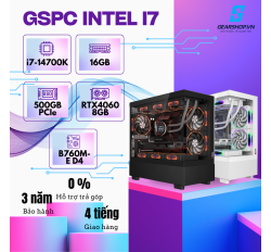 GSPC Intel I7 | i7 14700F - RTX 4060Ti - 16GB - 500GB