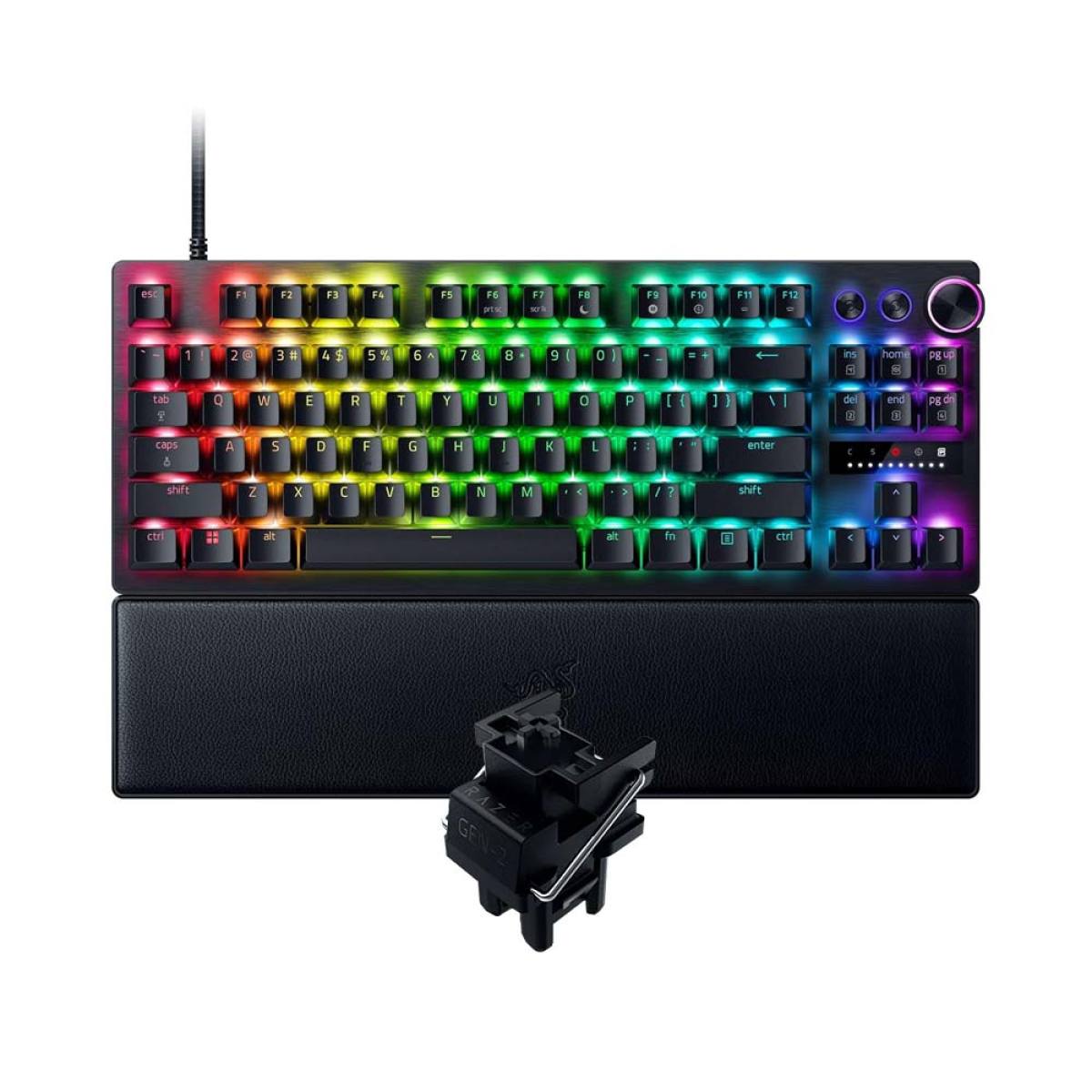Bàn phím Razer Huntsman V3 Pro Tenkeyless | Có dây - Razer Analog Optical Switch Gen-2