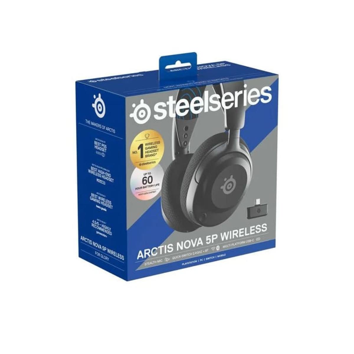 Tai nghe SteelSeries Arctis Nova 5 Wireless (Series PS5) | Black