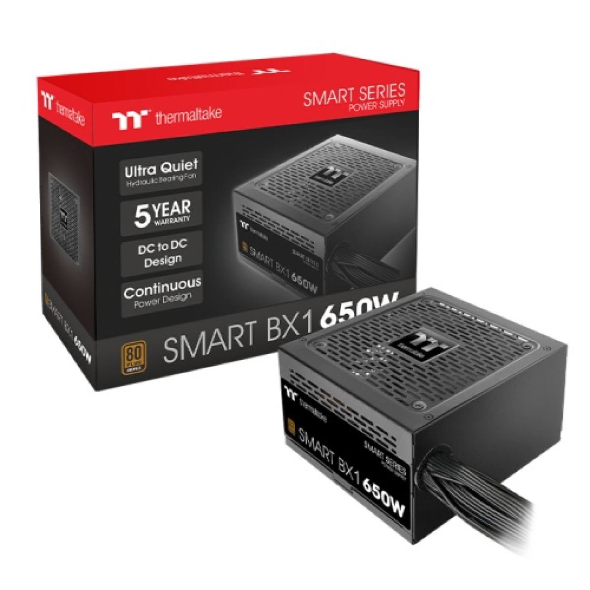 Nguồn Thermaltake Smart BX1 650W (DC - DC) | 80 Plus Bronze - Non Modular