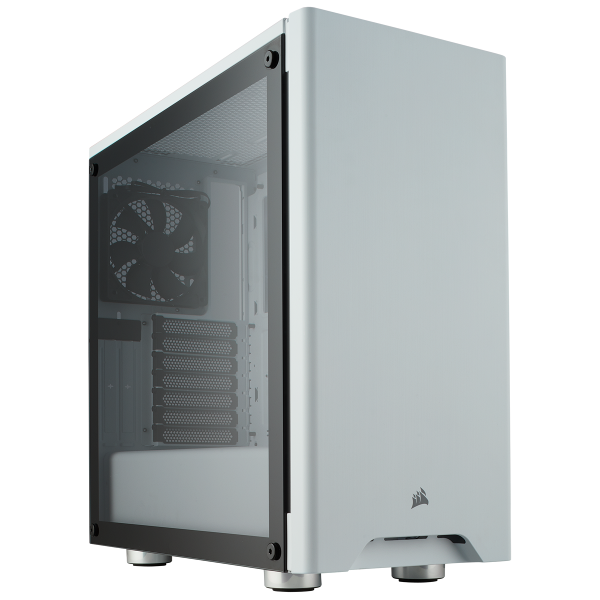 CORSAIR 275R TEMPERED GLASS WHITE