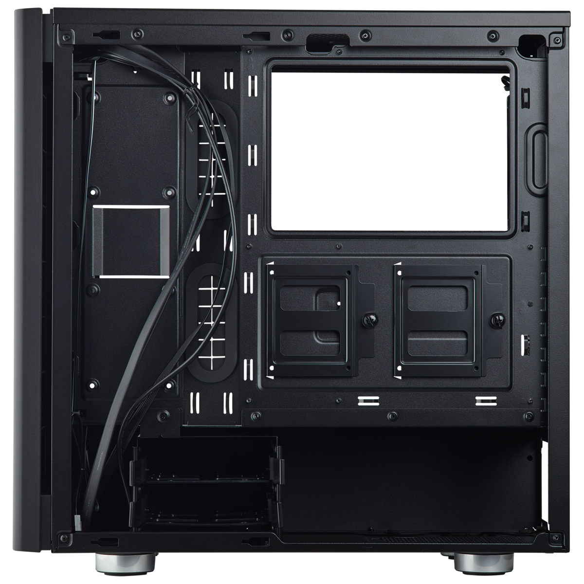 CORSAIR 275R TEMPERED GLASS BLACK