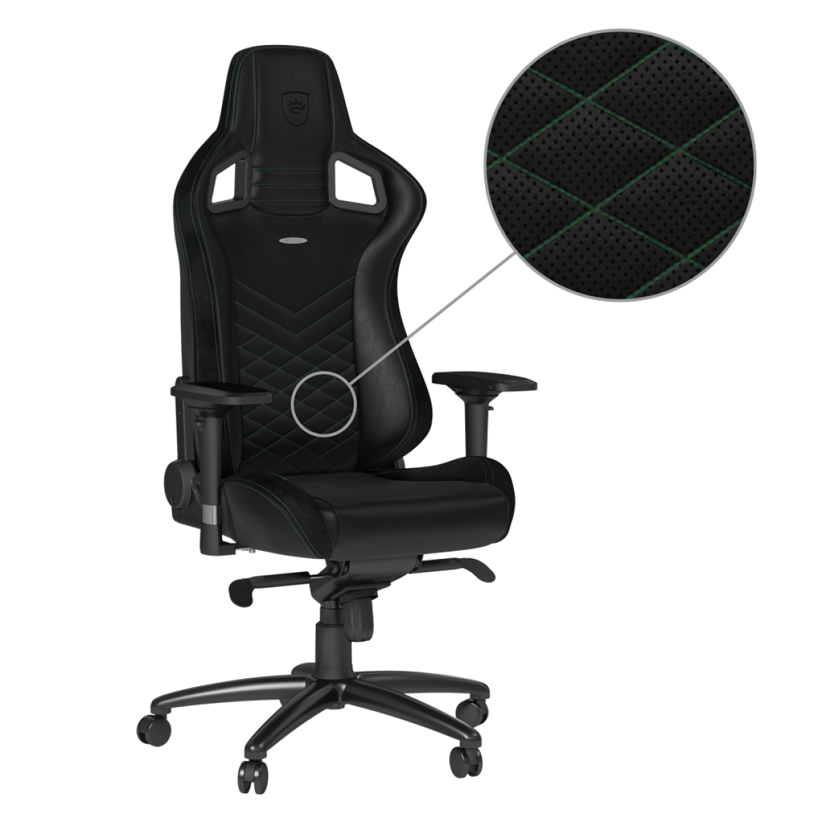 Ghế NobleChairs EPIC Series Black/Green