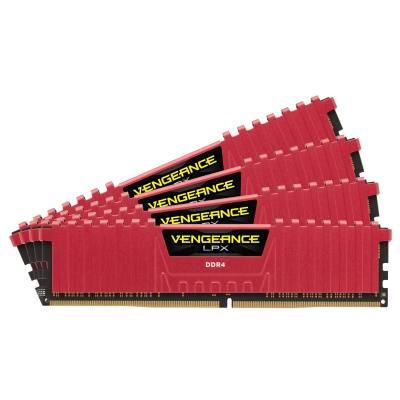 Corsair Vengeance® LPX 16GB (2x8GB) DDR4 DRAM 2666 MHz C16 Memory Kit - RED