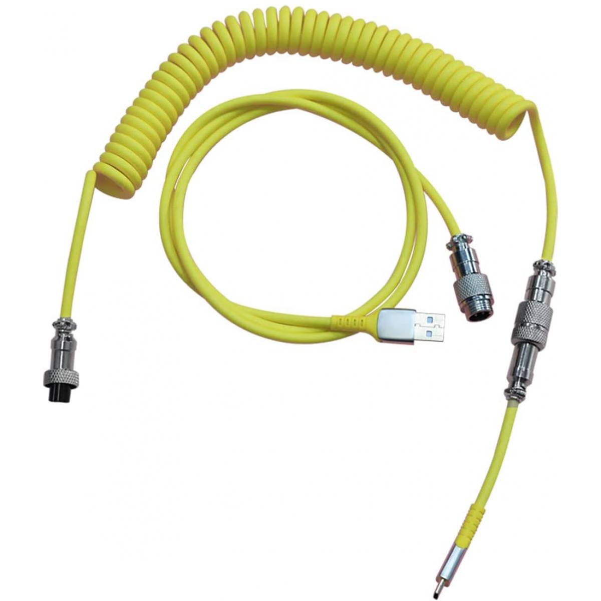 Dây cáp Ajazz Xanh Dương/ Hồng/ Vàng - Cable Type C to USB-A