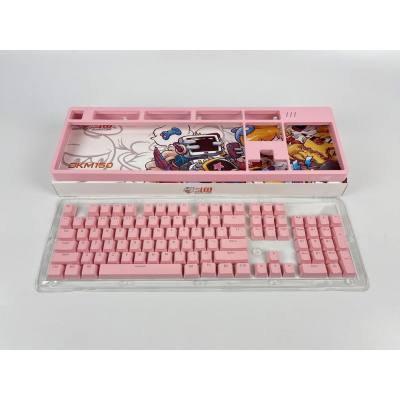 Bộ Keycap và Cover AJAZZ DKM150 Pink
