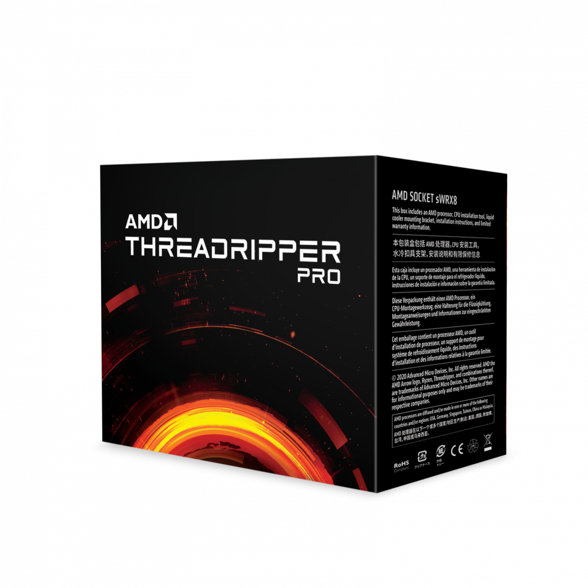 CPU AMD Threadripper Pro 3995WX / Socket sWRX80 / 256MB / 4.2Ghz / 64 nhân 128 luồng