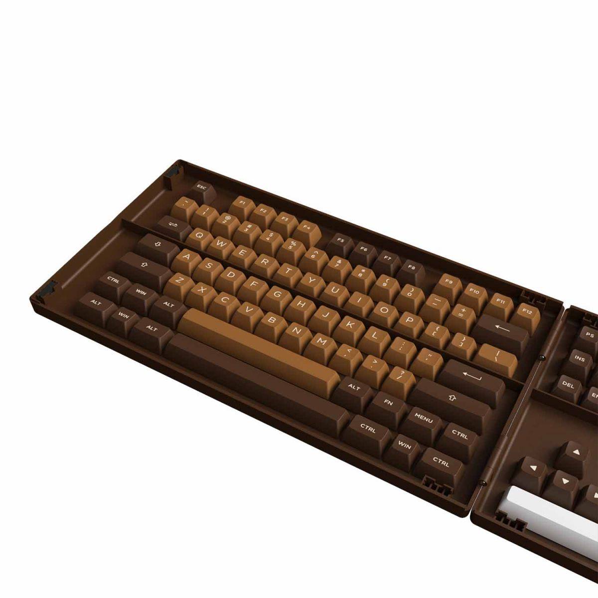 Set Keycap Akko – Chocolate (PBT Double-Shot/ASA profile/178 nút)
