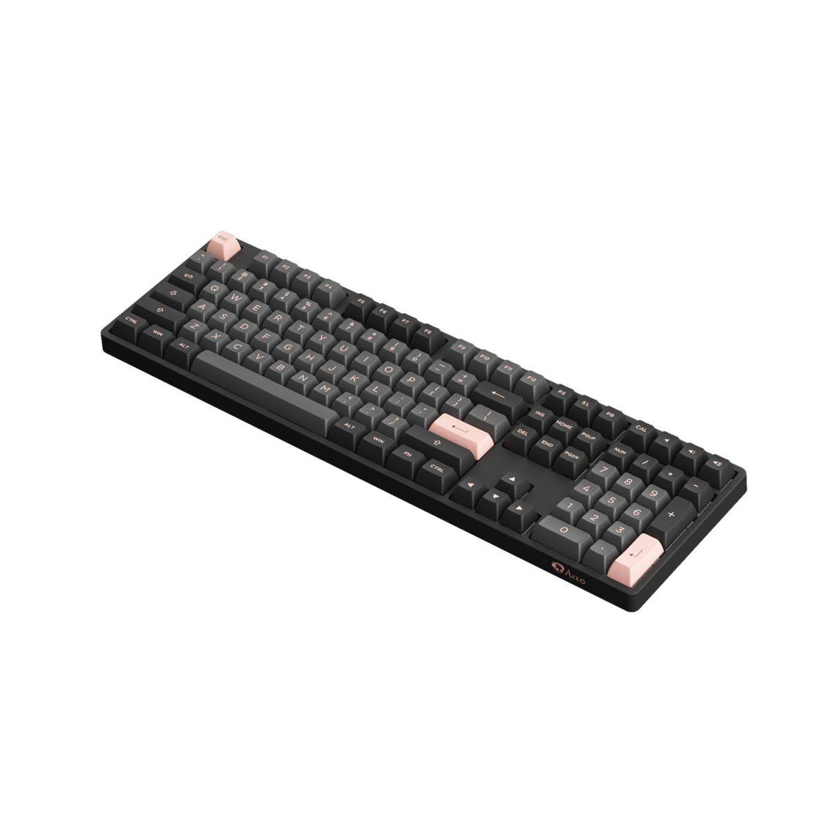 Bàn phím AKKO 5108S Black Pink (Hotswap / RGB / Foam tiêu âm / AKKO CS Jelly Switch)