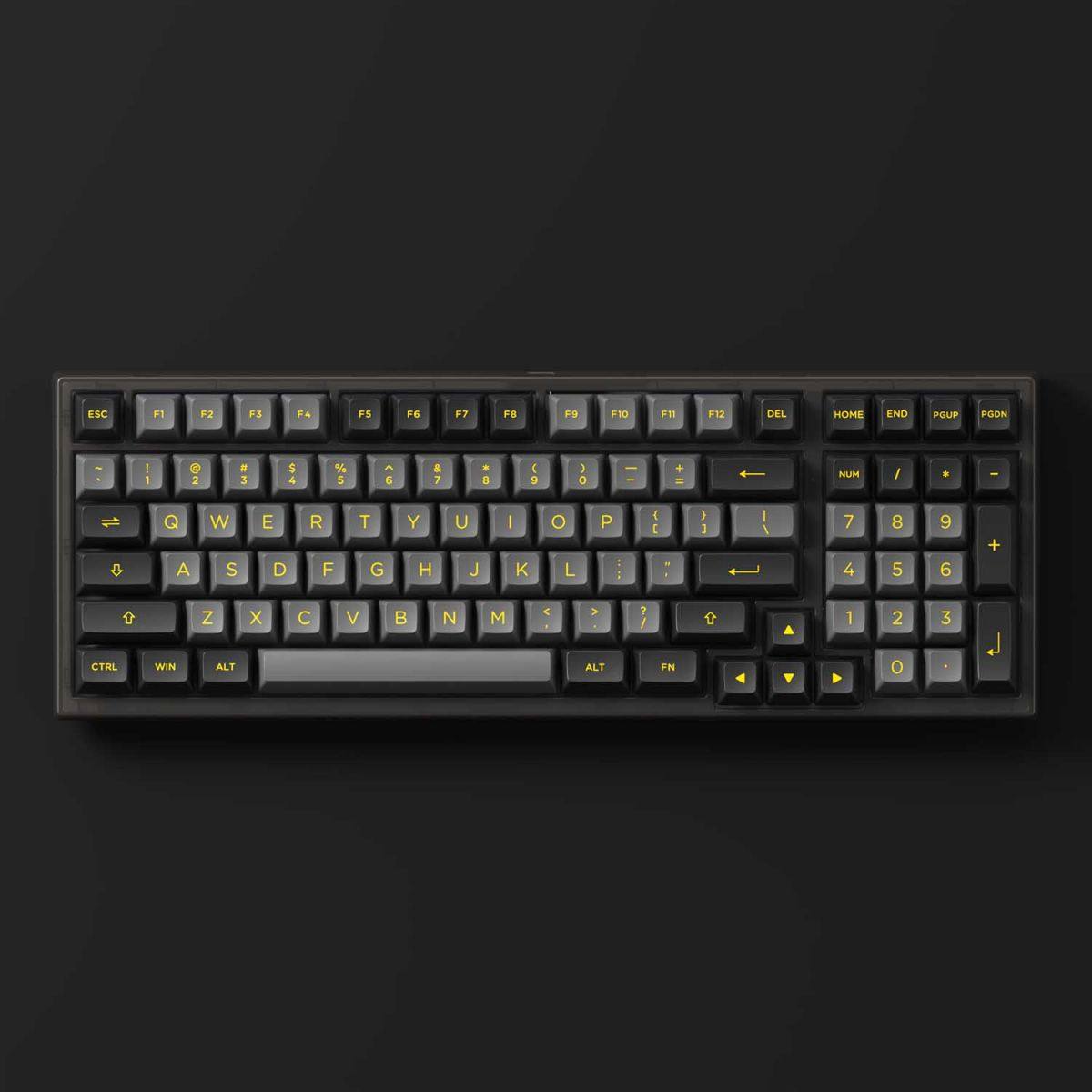 Bàn phím AKKO PC98B Plus Black&Gold | 3 Mode - Hotswap - 98 keys