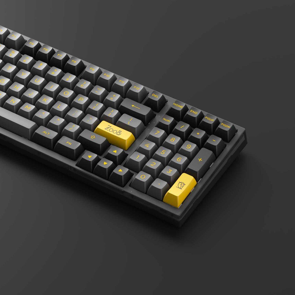 Bàn phím AKKO PC98B Plus Black&Gold | 3 Mode - Hotswap - 98 keys