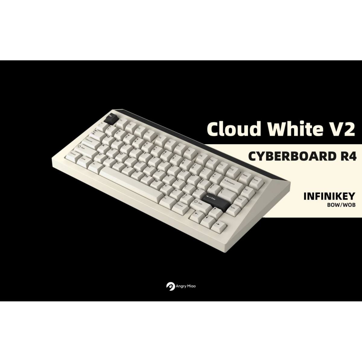Base KIT Angry Miao Cyberboard R4 Cloud White V2