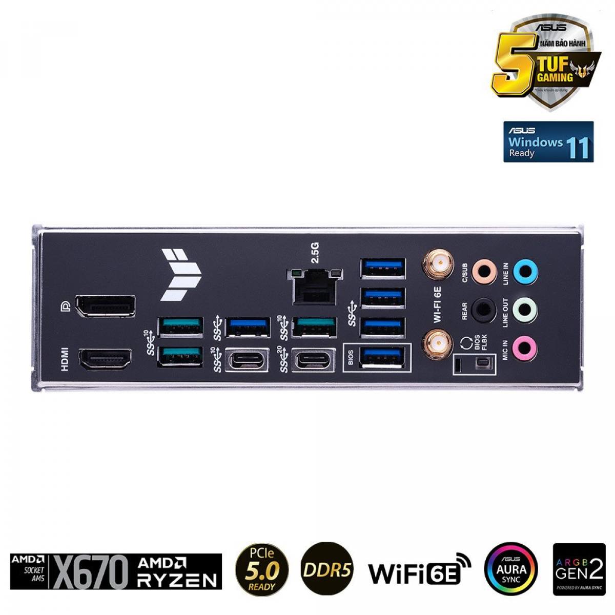 Mainboard ASUS TUF GAMING X670E-PLUS WIFI | AM5 | DDR5