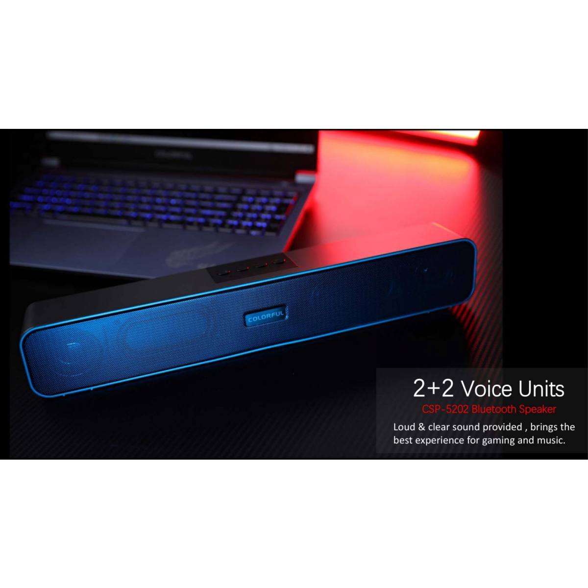 Loa Colorful không dây Soundbar CSP-5202 Bluetooth
