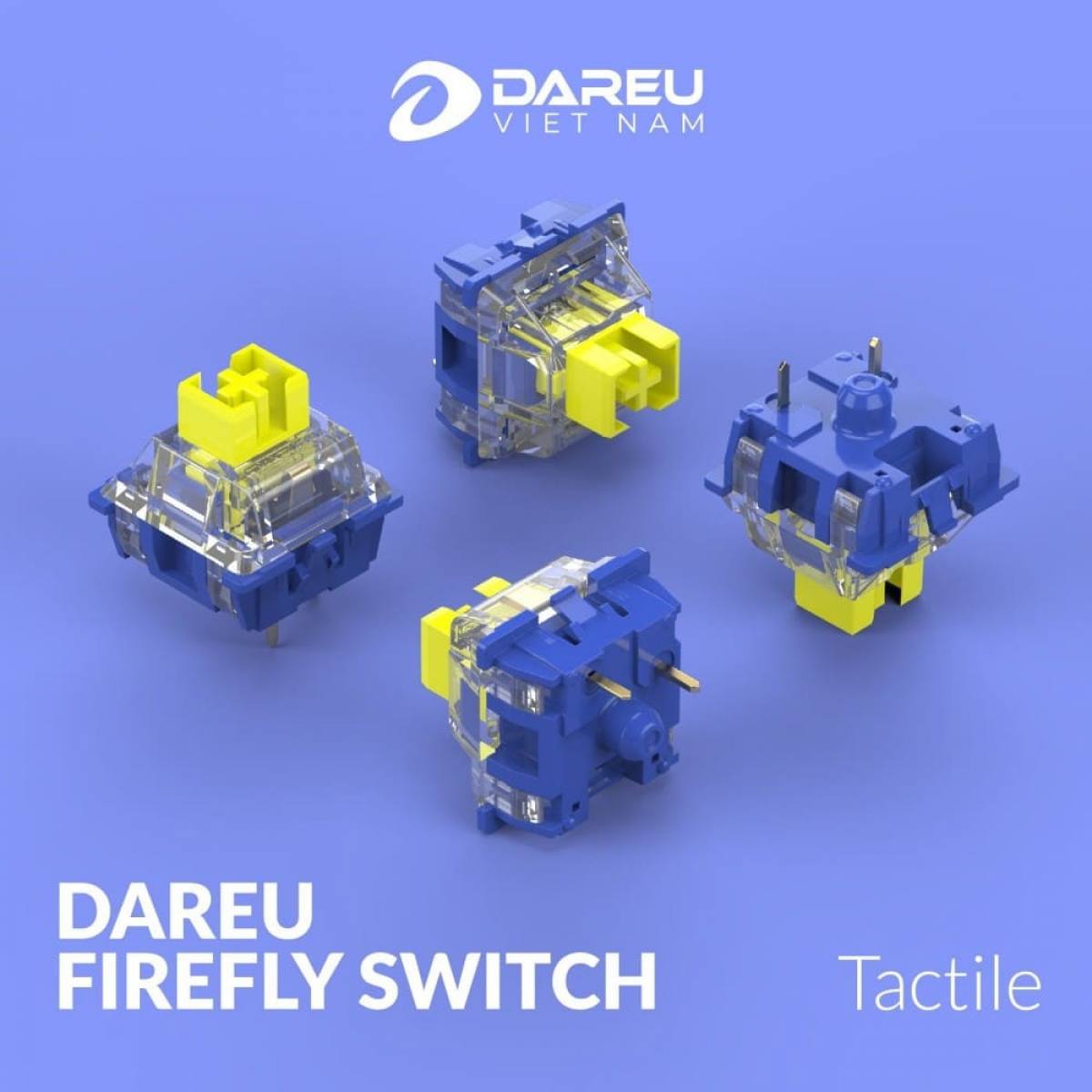 Switch DareU Firefly POT | Tactile - Bộ 45pcs