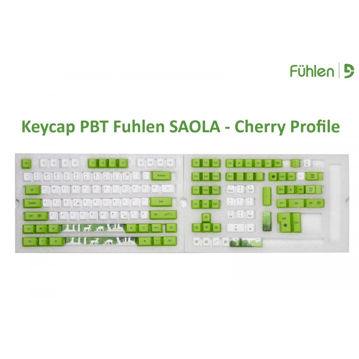 Set Keycap Fuhlen SAOLA | PBT DyeSub - Cherry Profile