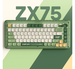 Bàn phím IQUNIX ZX75 Camping | RGB - Cherry Sw - 3 Mode - Hotswap