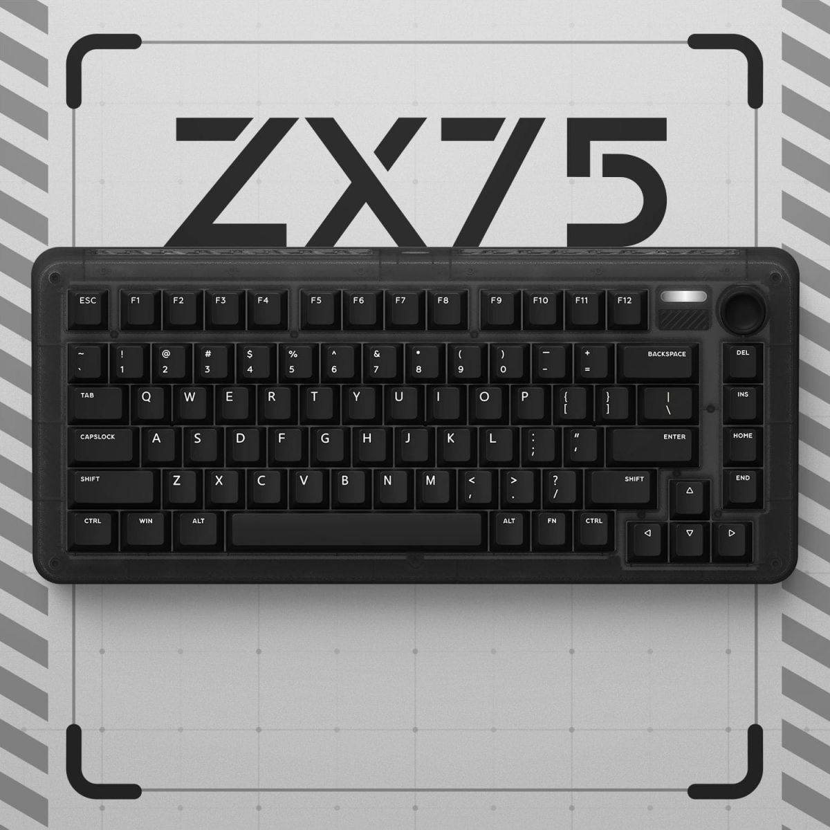Bàn Phím IQUNIX ZX75 Dark Side | Không dây - RGB