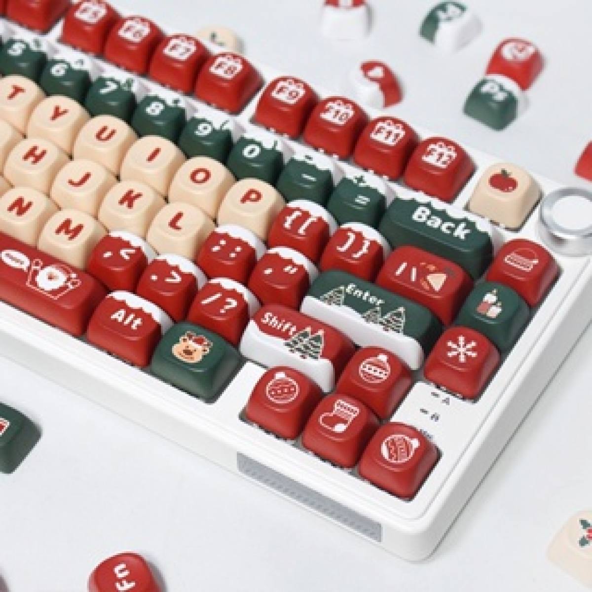 Set Keycap Christmas Noel | MOA Profile - PBT DyeSub - 134 Keys