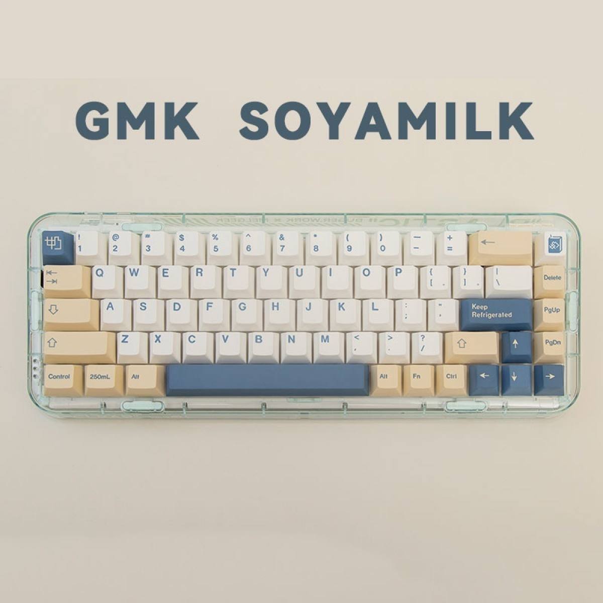 Set Keycap GMK Soyamilk | Cherry profile - PBT Dye-Sub - 135keys