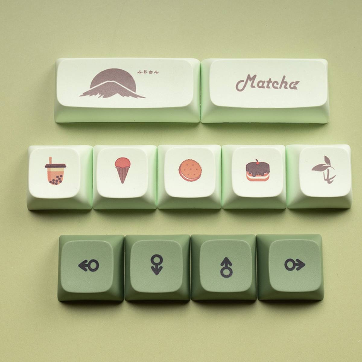 Set keycap Matcha | XDA profile - PBT Dye-Sub - 122 keys