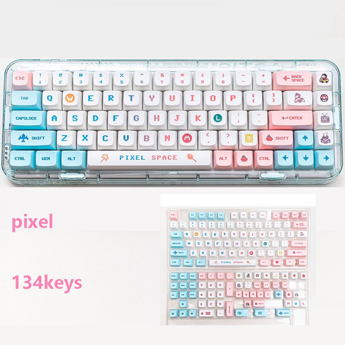 Set keycap Pixel | XDA profile - PBT Dye-Sub - 134 keys