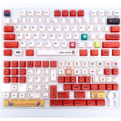 Set keycap Super Mario Red | XDA profile - PBT Dye-Sub - 122 keys