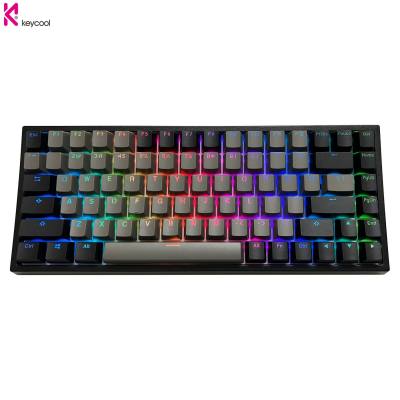 Bàn phím Keycool KC84 B01 Black Grey không dây | 3 Mode - Hotswap - RGB