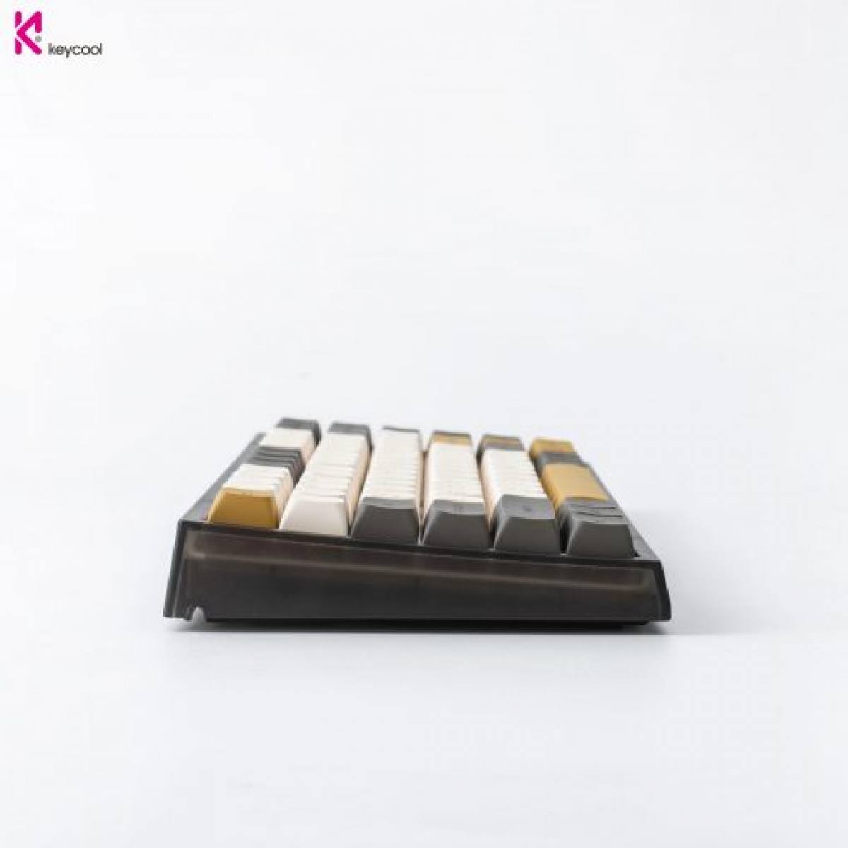 Bàn phím KEYCOOL KC84 Pro Smoke Black (Shimmer Keycap | 3 MODE | HUANO Switch)