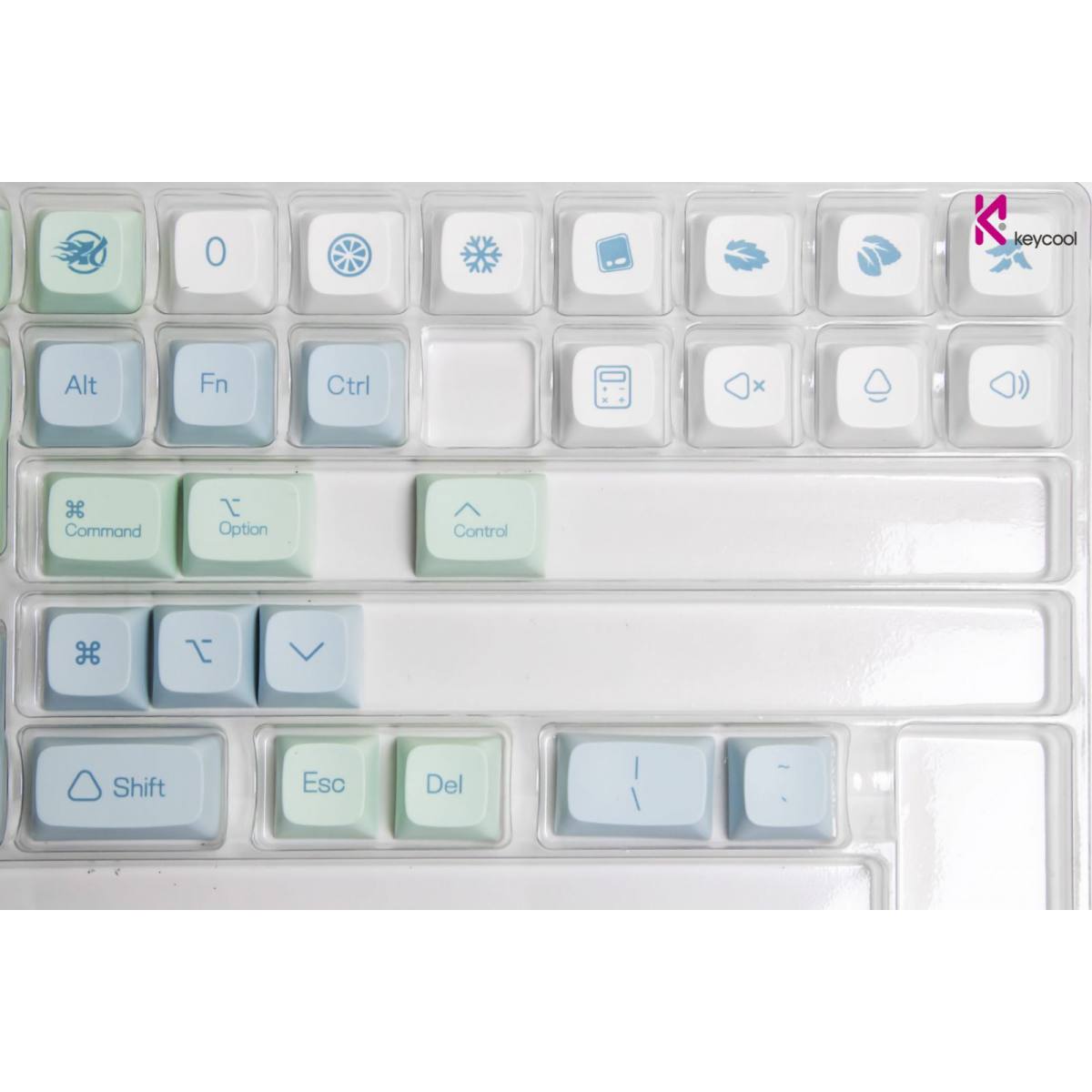 Set Keycap Keycool Mint PBT | 130 keys